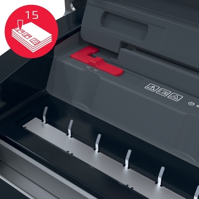 Masina de indosariat GBC WireBind WB15, manuala, cu spire metalice, A4, 15/125 coli, negru-argintiu